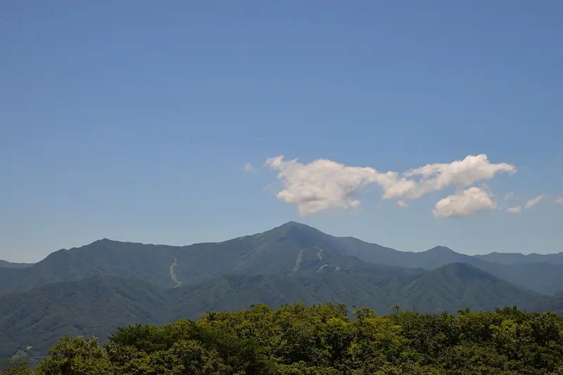 Massif du Deogyusan, dans le secteur de Muju en Corée du Sud.